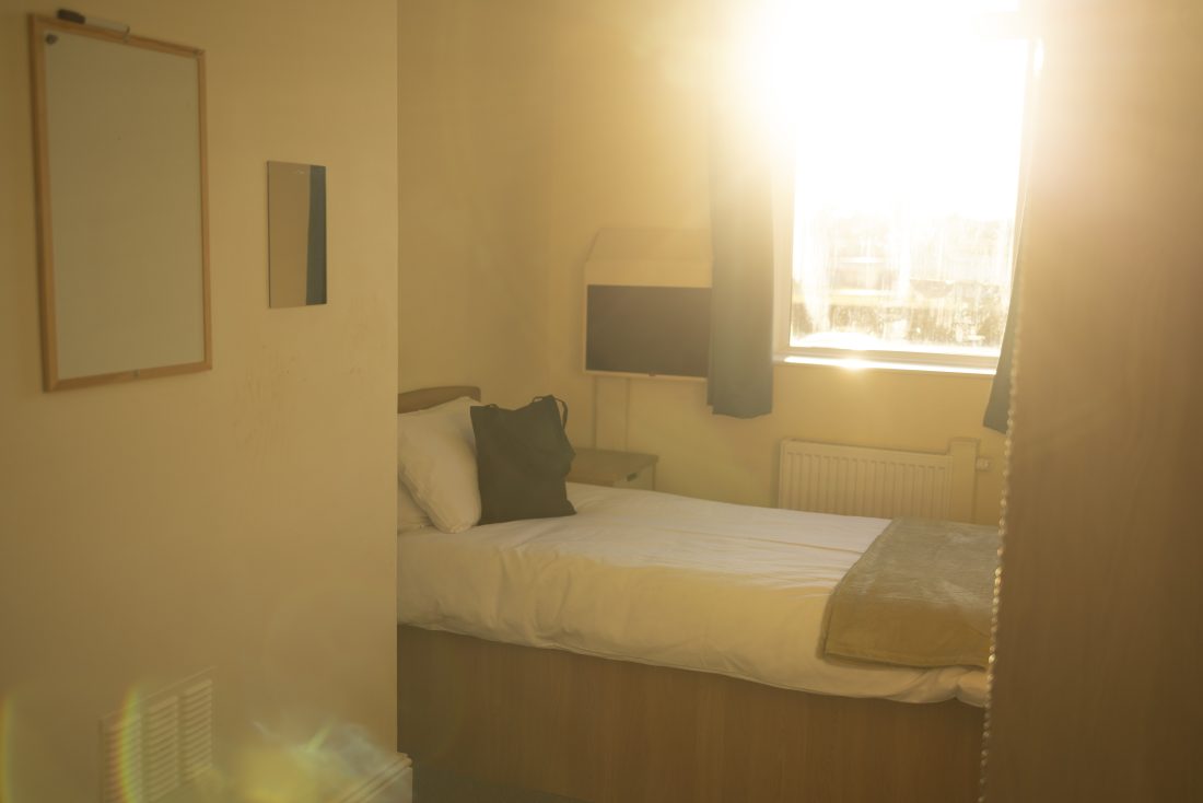 Bedroom in a trauma-informed home