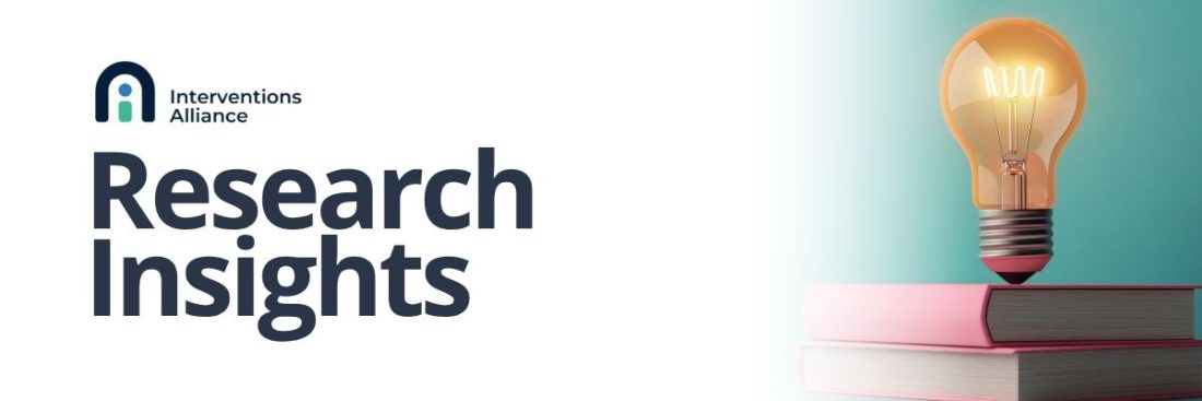 Image with the words Research Insights and to the right is a light bulb on top of some books.